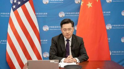 China's ambassador warns Taiwan "tinderbox" could spark "military conflict" with U.S.