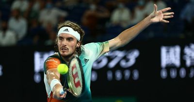 Camera spots referee hidden by Stefanos Tsitsipas’ box signalling for coaching violation