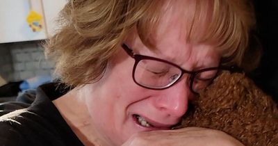 Grieving mum surprised with teddy bear which has late husband’s voice inside