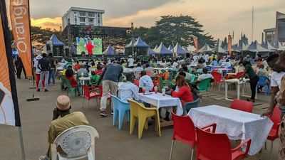 Inside an Africa Cup fan zone, ‘everybody enjoys football in their own way’