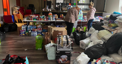 Scots families left homeless by Livingston fire 'in tears' as bar provides food and clothing