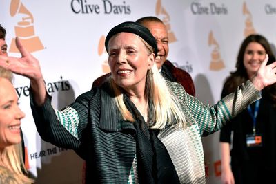 Joni Mitchell joining Neil Young in protest over Spotify