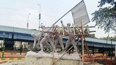 Bengaluru: Iconic image from World War II being replicated in Padmanabhanagar park