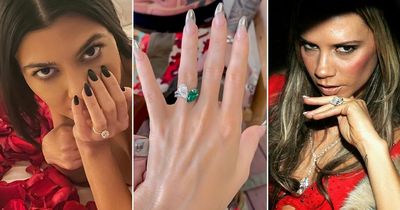 Celebrity engagement rings from Megan Fox's unusual thorn to Victoria Beckham's 15 gems