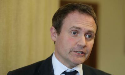 Tory MP Tom Tugendhat becomes first to throw hat into leadership ring