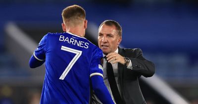 Leicester ace Harvey Barnes explains how Brendan Rodgers reacted to Manchester United links