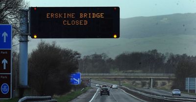 Erskine Bridge closed due to police incident as traffic diverted