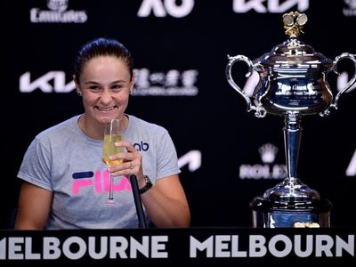 Barty humbled after joining tennis royalty