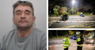 Driver who had downed five Jack Daniels smashed into man, 26, then left him for dead and went to a party
