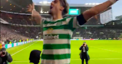 Jota takes on Celtic conductor role as winger laps up late winner in the Parkhead terraces