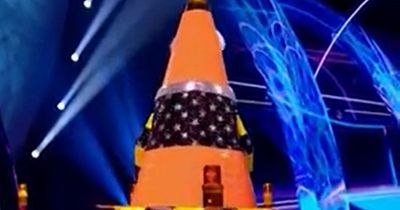 ITV The Masked Singer Traffic Cone threatens to walk off set after judge's remark