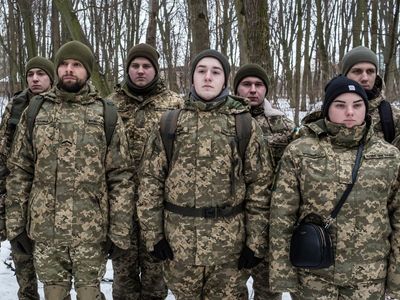 ‘Russia, perhaps, will not dare’: Meet the Ukrainian volunteers preparing to defend their country