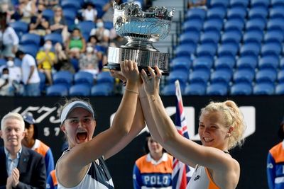 Krejcikova and Siniakova win Australian Open women's doubles