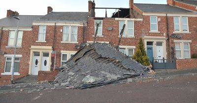 Bensham residents fear for their home after neighbour's roof ripped off during Storm Malik
