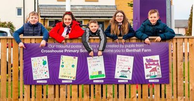 Housebuilder flies the flag for Lanarkshire primary school at Benthall Farm