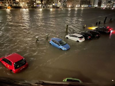 Storm sets off flood warnings in northern Germany