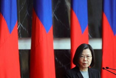 Facing Chinese pressure, Taiwan president pledges to 'stride' into the world