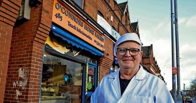 West Belfast baker Jimmy O'Connor serving sausage roll baps from 2am for over a decade