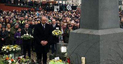 Bloody Sunday: Taoiseach lays wreath in memory of victims as hundreds attend 50th anniversary event