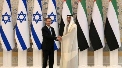 Abu Dhabi Crown Prince Meets with Israeli President