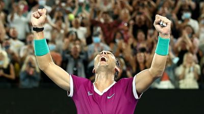 Rafael Nadal wins record 21st major with five-set defeat of Daniil Medvedev in Australian Open final