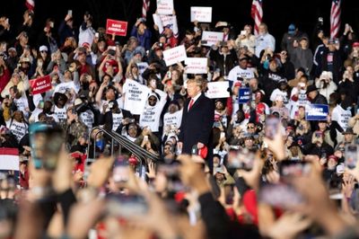 Trump hints at pardons for those charged over US Capitol riot if re-elected