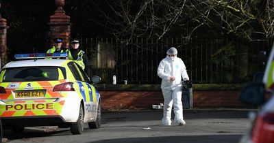 Boy, 17, found stabbed to death next to lake in Salford beauty spot as police launch murder investigation