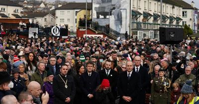 Large crowd attends Bloody Sunday 50th anniversary commemoration event