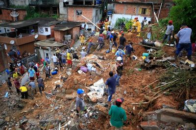 Rain-fed landslides, flooding kill at least 19 in Brazil