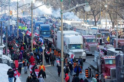 Weekend-long Canada anti-vax protest riles Ottawa