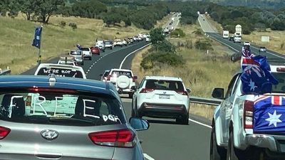 Oh Good, Convoys Of Anti-Vaxxers Are Converging On Canberra To Protest For “Freedom”