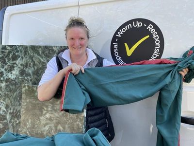 Stinky old uniforms will build the future