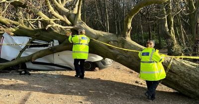 Police Storm Corrie 999 warning as Leeds set for more extreme winds on Monday