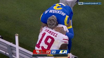 Odell Beckham Jr. Consoles Deebo Samuel After Rams Advance to Super Bowl