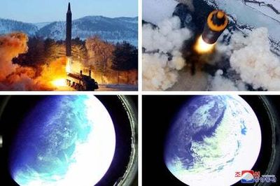 North Korea releases pictures from space taken from ‘biggest missile launch in years’