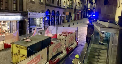 Edinburgh firefighters heckled by angry neighbour after racing to Royal Mile callout