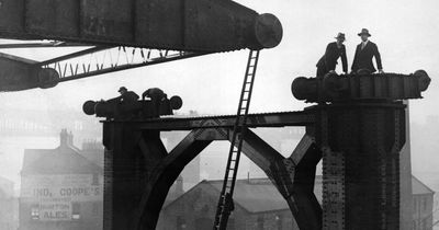 The Tyne Bridge under construction 95 years ago - and the brave men who built it