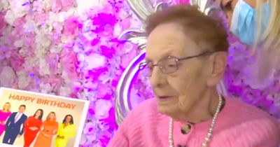 Scots pensioner Edna Clayton appears on Good Morning Britain for 101st birthday celebration