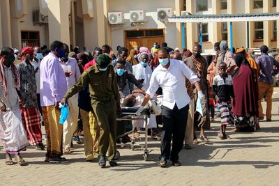 At least 10 killed in Kenya when vehicle runs over explosive