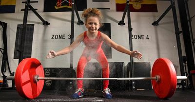 Girl, 9, lifts nearly own body weight to become national weightlifting champion