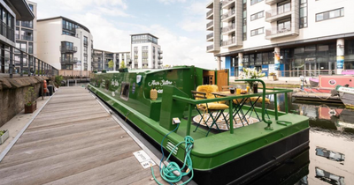 Edinburgh canal boat lets you spend the night on board floating in the city centre