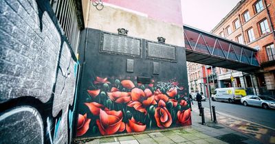 Disgust as graffiti scrawled on Northern Quarter war memorial