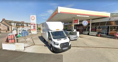 Brazen crooks try to rip petrol station ATM out with chains but leave empty handed