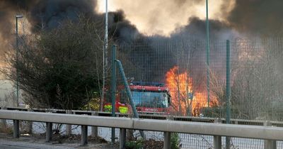 Nottingham ‘explosion’: Fire breaks out at plant with asbestos as locals warned away