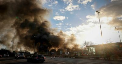 Nottingham fire: A52 closed in both directions due to major incident at industrial estate