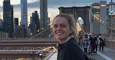 Young woman hails Irish community in New York after exciting bus trip to Penneys