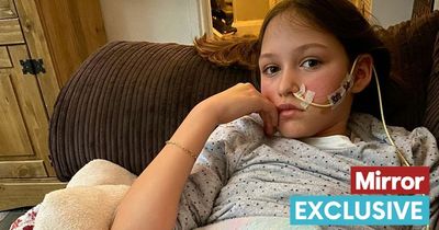 Girl, 11, using feeding tube to eat a year after Covid left her too weak to move