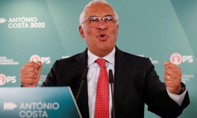 António Costa pledges to make Portugal ‘fairer’ after surprise poll victory