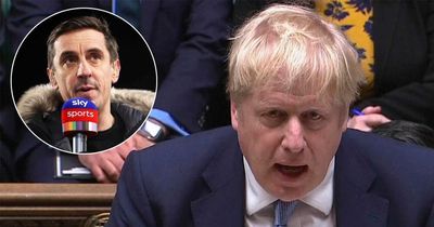 Gary Neville slams Boris Johnson for bringing up Jimmy Savile in Parliament