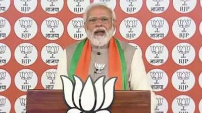 Samajwadi Party promotes fake socialism, says PM Modi at virtual rally
